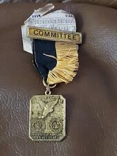 1938 University Of Maryland 5th Regiment Indoor Games Committee Ribbon Medal picture