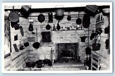 St. Augustine FL Postcard RPPC Photo The Old Kitchen Oldest House Cline c1940's picture