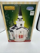 Lemax United Church 35861 Lighted Building Christmas Village In Box picture