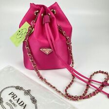 PRADA Prada Novelty Pouch Drawstring Bag PINK  24cm×28cm×13cm picture