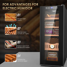 35L Electric Cigar Humidor Cooling Electronic Humidor Cabinet Spanish Cedar Wood picture