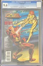 PSI-Lords #10 CGC 9.6 Valiant 6/95 Last Issue White Pages Old Case Newton Rings picture