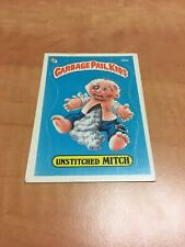 1985 Topps Garbage Pail Kids Series 1 OS1 GPK Unstitched Mitch 40a Matte Back picture