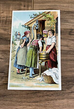 Vintage 1880's Victorian Trade Card: IVORINE SOAP,  J.B. Williams Glastonbury CT picture