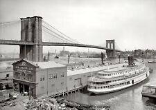1905 Brooklyn Bridge PHOTO New York City, East River, Manhattan picture