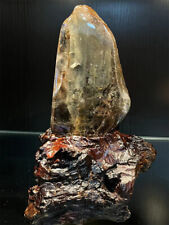 1.55kg top Natural green Ghost phantom crystal Decor mineral specimen Reiki picture