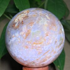 326g Rare Natural Ocean Jasper Sphere Quartz Crystal Ball Reiki Stone picture