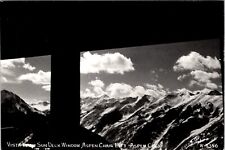 Aspen, CO Colorado Vista from Sun Deck Window RPPC Real Photo Postcard H434 picture