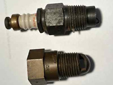 Antique Champion X Spark Plug Model T Ford Plug Brass Top Hat and extra item picture
