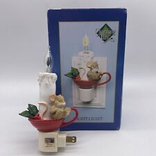 Charming Tails Mouse Candle Night Light With Original Box picture