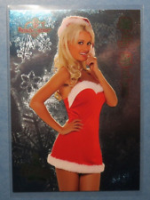 2005 Holly Madison BenchWarmer Holiday Foil Insert Card #11 of 18 picture