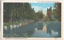 c. 1920s - Macky Auditorium from the pond - University of Colorado - Boulder picture