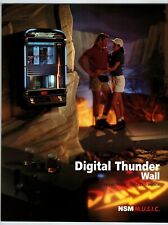 Digital Thunder Wall Jukebox FLYER 1995 Unused Original Phonograph Artwork NSM picture