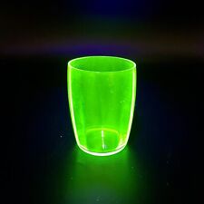 Vintage Uranium Glass Juice Glass picture