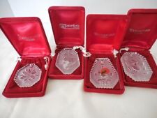 Waterford Crystal 12 Days of Christmas Ornaments Set of 4 picture