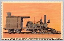 Original John Bull Engine US National Museum UNP Postcard picture