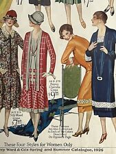 1926 Women’s Dresses Original VTG Print Ad 23x34cm Full Color Art Decor MWC 28 picture