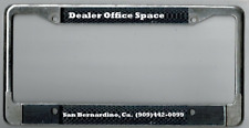 DEALER OFFICE in San Bernardino, Ca. dealer license plate frame picture