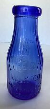 Vintage Cobalt Milk Bottle picture
