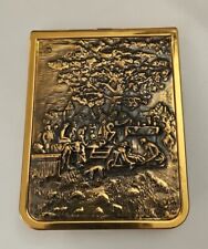 A GOLD TONE PRODUCT SECRETARY PICTURE ADDRESS WALLET - CIRCA 1945 picture