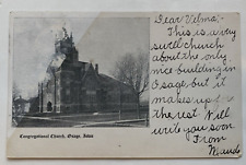 Congregational Church, Osage, Iowa Posted about 1906 picture