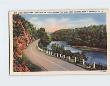 Postcard The Lincoln Highway Parallels The Juniata River For Miles, Pennsylvania picture