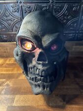 Vintage Skull Topstone Mask Vintage Flashing Eyes Works Tested picture