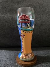Lolita Hand Painted 22 oz Pilsner Beer Glass CHICAGO Wrigley Field picture