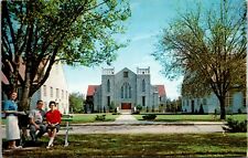 Postcard Campus Scene at John Brown University, Siloam Springs, Arkansas chrome picture