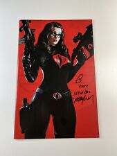 SIGNED IDW GI JOE #275 EAST SIDE VARIANT BARONESS VIRGIN MIKE MAYHEW picture