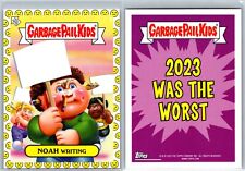2023 Garbage Pail Kids NOAH Writing GPK Sad Face Parallel Was the Worst picture