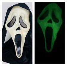Vintage Scream Ghost Face Mask Easter Unlimited Fun World Halloween #S9206 GLOWS picture