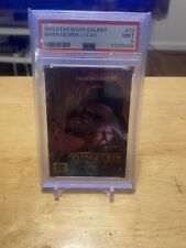 1993 Star Wars Galaxy #73 When George Lucas PSA 9 picture
