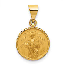 18K Saint Jude Thaddeus Medal Pendant 18XR30 picture