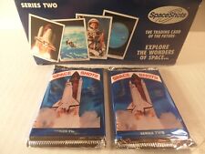 Q-11 1991 SpaceShots series 2 wax pack lot X2 packs 12 cards per pack picture