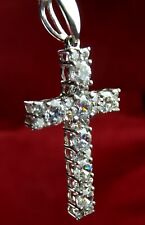 Bertha’s Vintage Sterling & Sparkling Crystal Guadalupe Mexico Pilgrimage Cross picture