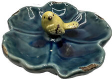 Ceramic Bowl Bird VTG Hand Painted Candy Dish Plate Decor Vintage picture