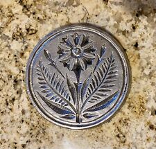 Vintage Sexton Pewter Flower Wall Hanging Decor USA  picture
