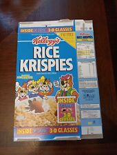 1991 Kellogg's Rice Krispies Cereal Box Empty Flat Used   picture