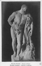 Vintage Postcard Hercules Farnese Glykon of Athens Statue Naples Italy picture