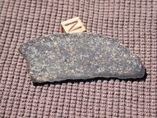 NWA 13447 (H3) - 7.0 gram meteorite slice - ARMOURED CHONDRULES  picture