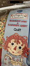 vintage raggedy ann and andy quilt, never used  picture