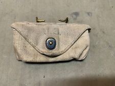ORIGINAL WWII US ARMY INFANTRY M1942 FIRST AID CARLISLE BANDAGE CARRY BELT POUCH picture
