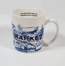STARBUCKS Pike Place Market Seattle Coffee Mug Cup 18oz First Store 2002 picture