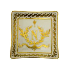 Antique Limoges France Napoleonic Imperial Porcelain Trinket Dish picture