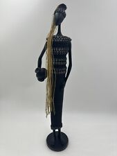 Hand Crafted Zulu Exotic African Girl Modern Art Home Decor picture