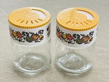 Set of 2 Vintage Corningware Gemco Spice Shakers Spice of Life Dial Lids picture
