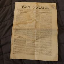 Antique 1865 The Sower Newspaper New York Education Department Protestant Dutch picture