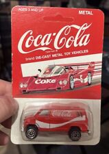 COCA COLA RED TOY 1988 FORD VAN AUTOMOBILE CAR BY HARTOY NEW IN BLISTER PACK picture