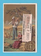 FRENCH ADVERTISING - CHICORY - RARE ADVERTISING CARD - C 1880's - 1890's picture